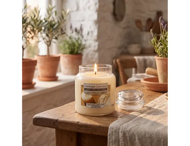 Αρωματικό Κερί Yankee Candle με διάρκεια καύσης έως 30 ώρες και άρωμα Vanilla Frosting1648279E