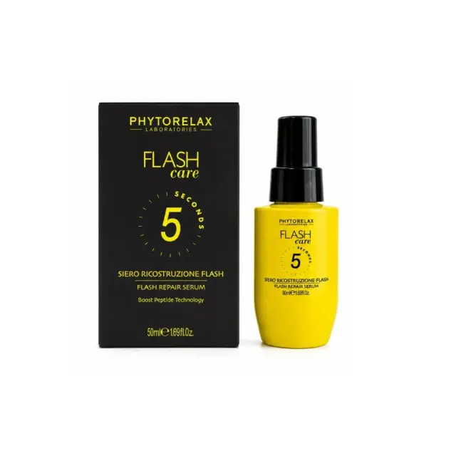 Phytorelax Laboratories Flash Care Flash Repair Leave-In Serum 50ml, Αναδομητικός Ορός Μαλλιών χωρίς Ξέβγαλμα 50ml