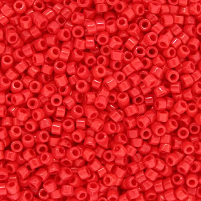 Χάντρα Miyuki Delica 11/0 - DB0727 - Opaque Light Red ~7gr