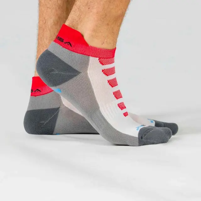 GSA Men's 684 Non Show 3 Pack Socks Άσπρο - Γκρι 911455-52 (GSA) 3