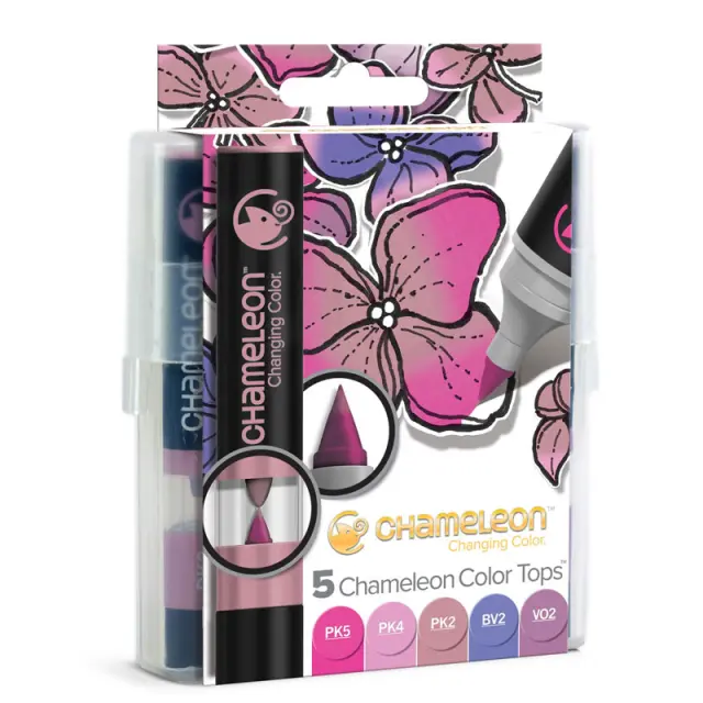 Σετ Chameleon Color Tops - Floral Tones - 5τεμ