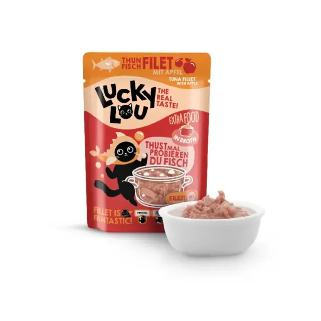 Lucky Lou ExtraFood Φιλέτο Τόνου με Μήλο (Σε Ζωμό) Φακελάκι 70gr 2