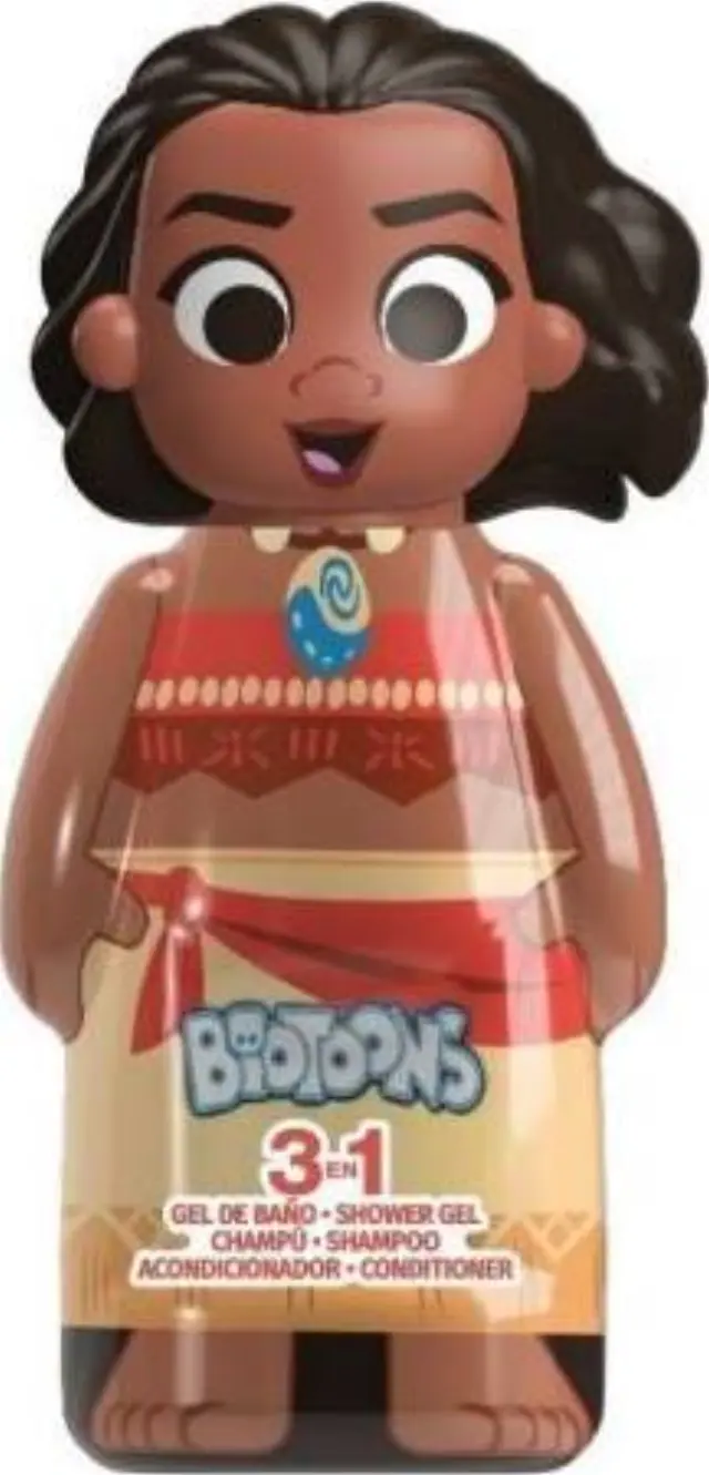 Disney Princess Moana Vaiana 3 in 1 Figure Παιδικό Αφρόλουτρο & Σαμπουάν 300ml