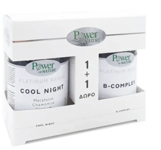 Power Health Set Platinum Range Cool Night 30tabs & Δώρο B Complex 20tabs