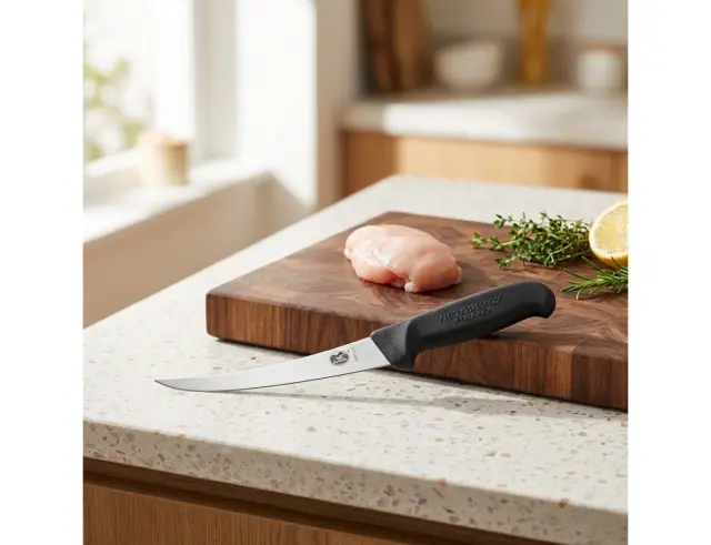 Μαχαίρι Ξεκοκαλίσματος Victorinox Fibrox με μήκος λεπίδας 12cm - Black5.6603.12