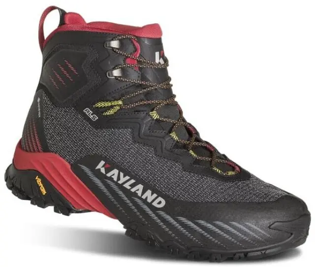 Άρβυλα Kayland Duke Mid Gtx Black-Red Gore-Tex - 01-Black-Μαύρο