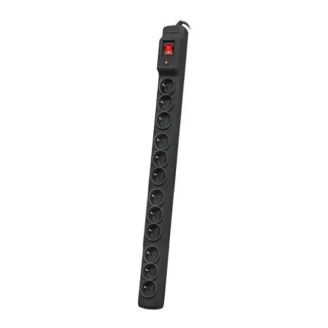 Armac Power Strip Multi M12/10A 12x French Outlets 1.5m Black (M12/15/CZ)