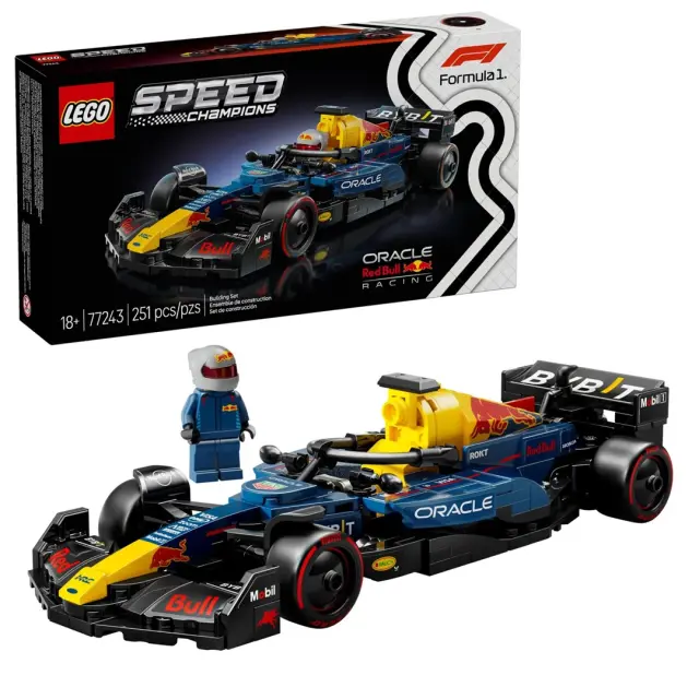 Lego Speed ​​Champions Oracle Red Bull Racing Rb20 F1 Race Car (77243) (LGO77243)