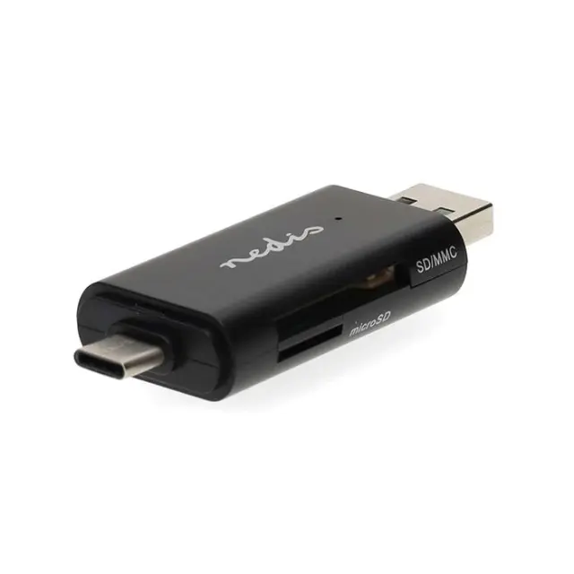 Card Reader USB High Speed με διπλή σύνδεση Type-A & Type-C.