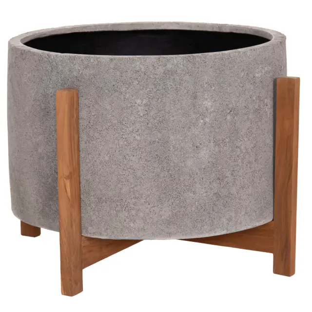 ΓΛΑΣΤΡΑ ΕΣΩΤ.ΧΩΡΟΥ FB94682.03L FIBER CEMENT ΓΚΡΙ-TEAK ΒΑΣΗ Φ50x35Υεκ