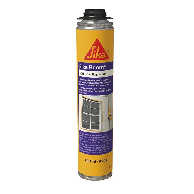 Sika Boom®-520 Low Expansion Πολυουρεθανικός αφρός ελεγχόμενης διόγκωσης πιστολιού 750ml / 96.592042