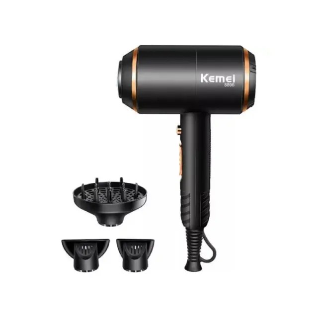 Kemey Πιστολάκι Μαλλιών Ιονικής Τεχνολογίας 1700W KM-8896 - Kemey KM-8896 Ionic Hair Dryer 1700W 069252 3
