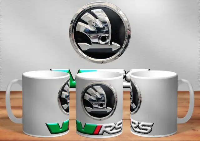 κούπα Skoda 06 κεραμική 330ml με συσκευασία δώρου " με δυνατότητα προσθήκης ονόματος η ευχές