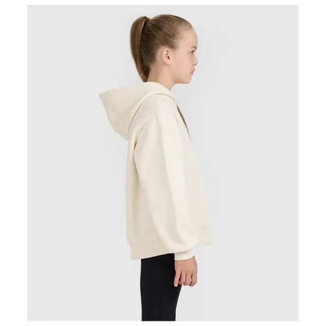 4F Sweatshirt with Hood Ecru 4FJWAW25TSWSF2147-47-11S - 128 2