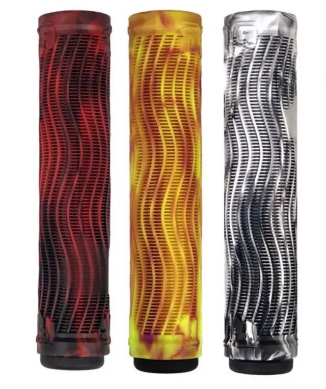 RAPTOR Slim Swirl Grips Yellow/Purple Χερούλια