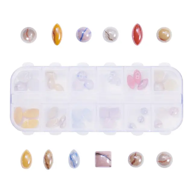 Σετ Καμπουσόν Πορσελάνης Mix Shapes ~6-15mm - 36τεμ