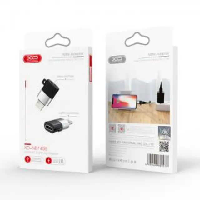 Αντάπτορας Micro USB High-Speed θηλ. - Lightning, σε μαύρο/ασημί χρώμα 2