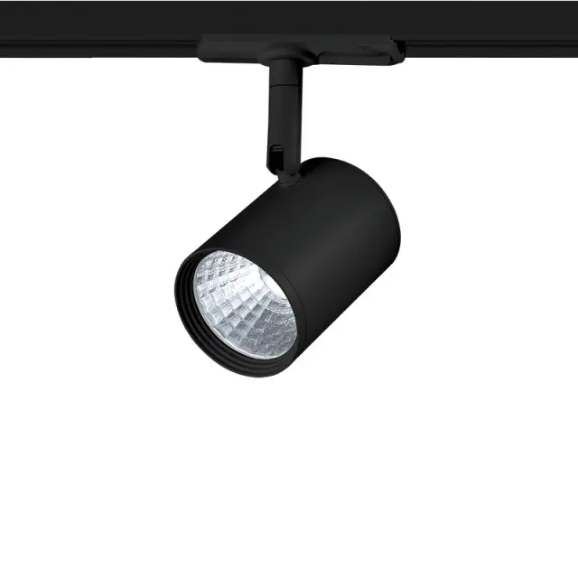 LED COB ΦΩΤΙΣΤΙΚΟ ΡΑΓΑΣ 230V AC 7W 4000K 24° 760LM Ra80 2 ΣΥΡΜΑΤΑ ΜΑΥΡΟ / ZUNO740B2