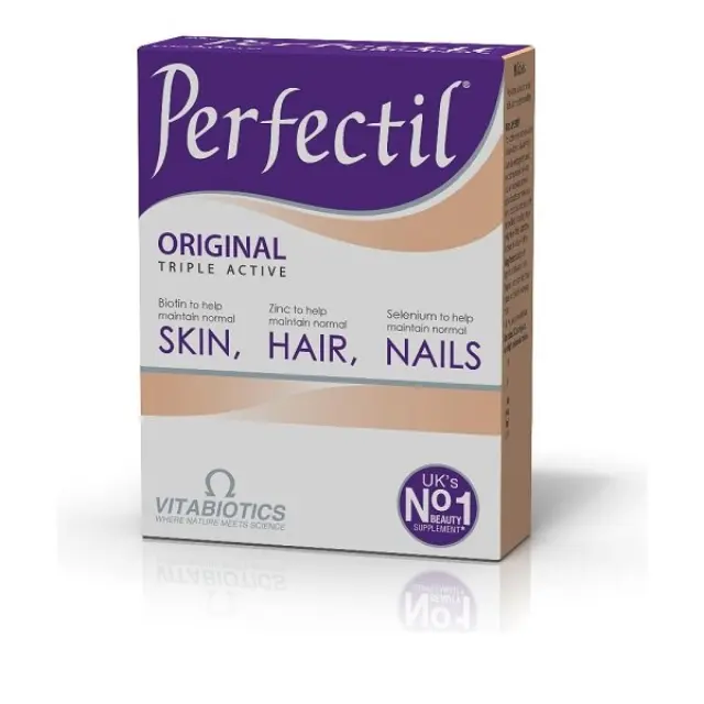 Vitabiotics Perfectil Original Τριπλή Δράση, Ολοκληρωμένη Φόρμουλα Για Μαλλιά Νύχια & Δέρμα 30Tabs 2