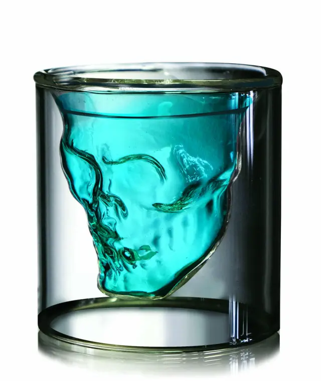 Σφηνοπότηρα σετ 4 τμχ Skull Shot Glasses 25ml 15872 2