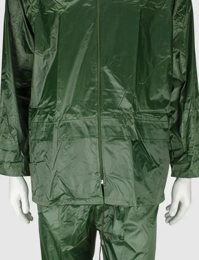 Galaxy Rain Plus- Αδιάβροχο Κοστούμι PVC με Κουκούλα - Πράσινο-Green 2