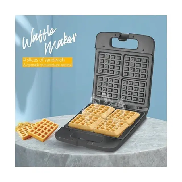 RAF Βαφλιέρα 4 Θέσεων για Βαφλάκια 1400W R.521 - Waffle Maker 99037 2