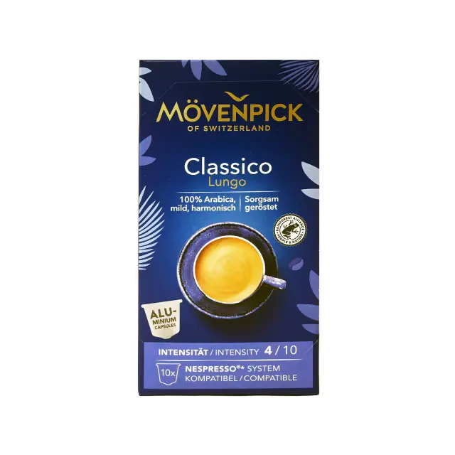 Movenpick Lungo Classico Κάψουλες Nespresso 10τμχ