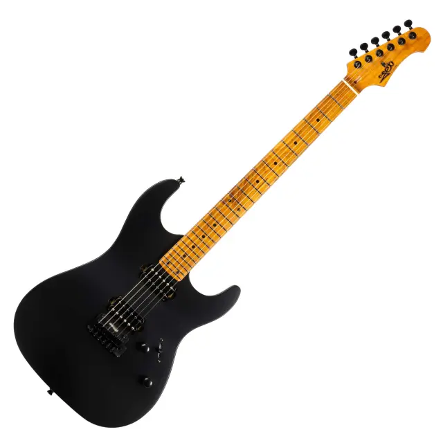 JET JS-500 MBK Stratocaster HH Ηλεκτρική Κιθάρα Satin Black
