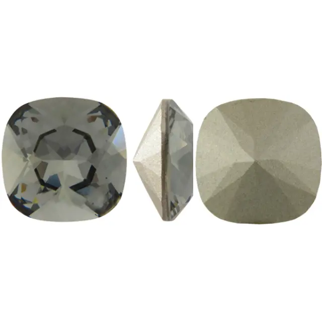 Swarovski 4470 Cushion Square Black Diamond 10mm - 1τεμ