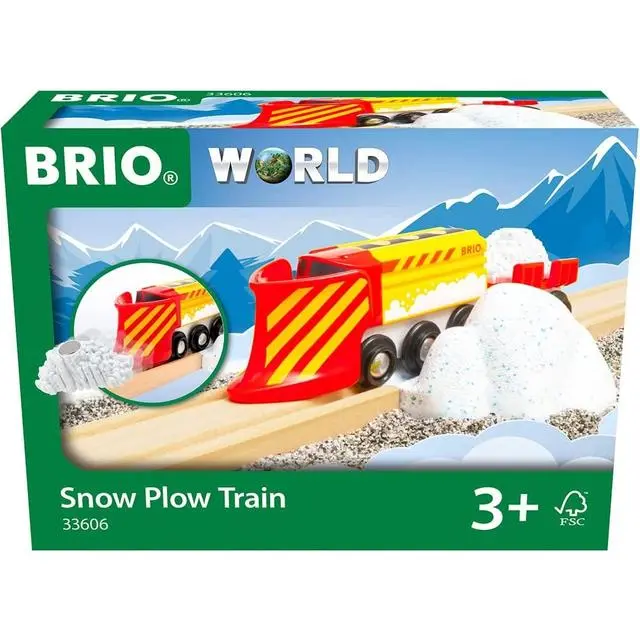 BRIO - Train with snow plow 33606 - Toys