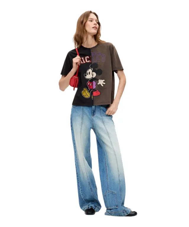 Desigual -Γυναικείο T-Shirt Migmickey 26WWTK59-2002 Ανθρακί 3