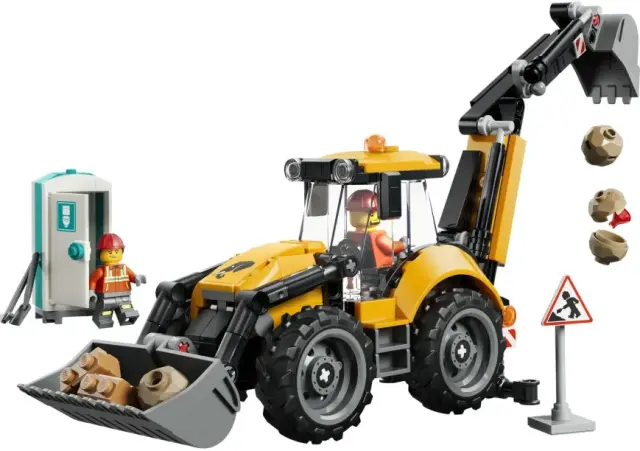 LEGO City Yellow Backhoe Loader (7+ ετών) 60480
