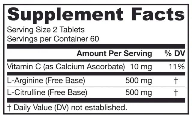 Jarrow Formulas Arginine-Citrulline Sustain 2