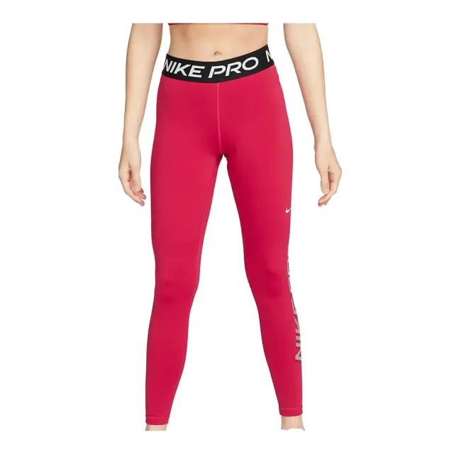 Nike Pro Dri-FIT Mid-Rise Leggings (DN0998-614) - Φούξια
