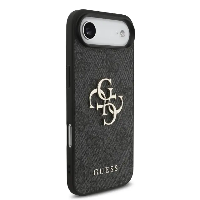 Guess PU 4G Metal Logo Strap Case for iPhone Air Black 3