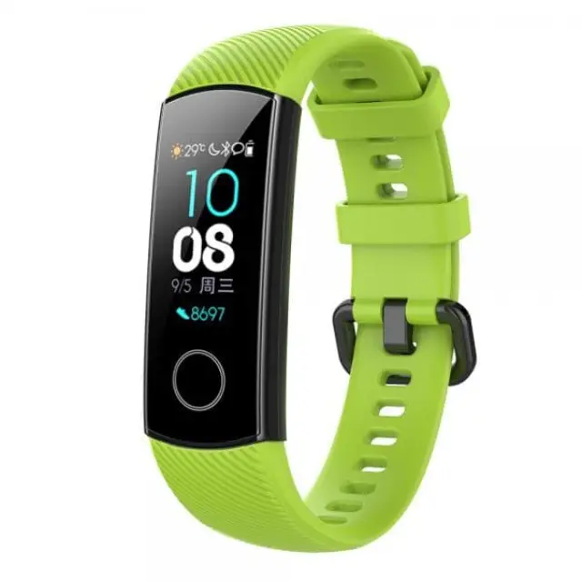 Λουράκι Σιλικόνης για Huawei Honor Band 4/ 5 (95.6mm +124.8mm) Πράσινο OEM