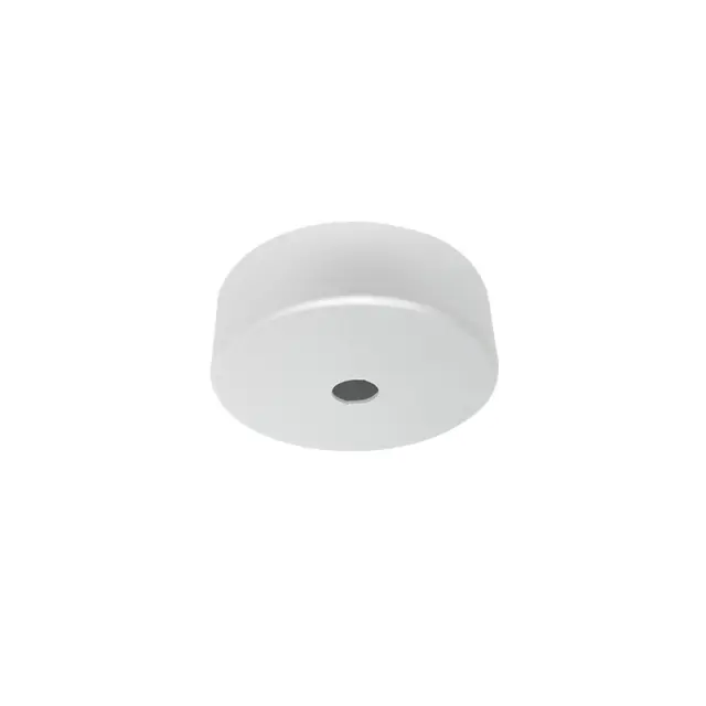 Aca Light ΜΕΤΑΛΛΙΚΗ ΛΕΥΚΗ ΣΤΡΟΓΓΥΛΗ ΡΟΖΕΤΑ Φ80x30mm