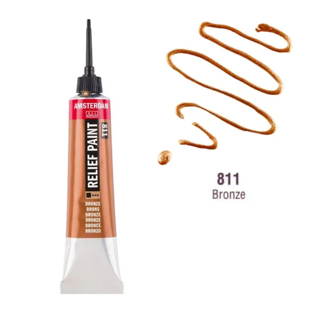 Περίγραμμα Γυαλιού Talens 20ml Deco Relief Bronze - 72.5804.8110 (Talens)