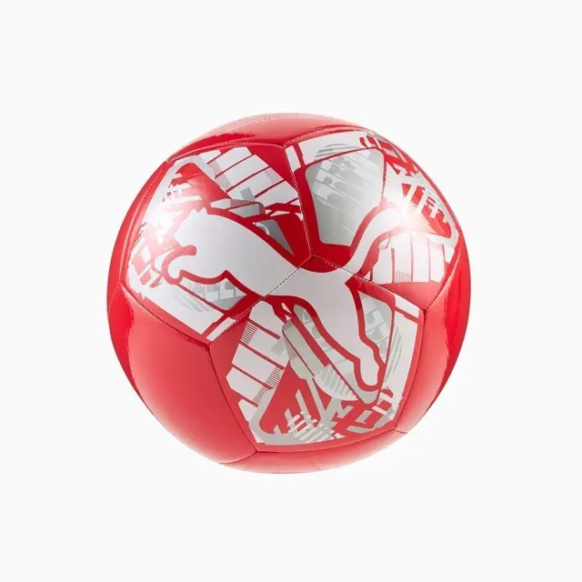 Puma Big Cat Ball (084937-01) - Λευκό-Κόκκινο - 5