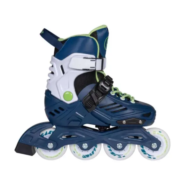 Playlife Khaan Ltd Deep Blue Αυξομειούμενα Inline Πατίνια Μπλε-Λευκό - 27-30