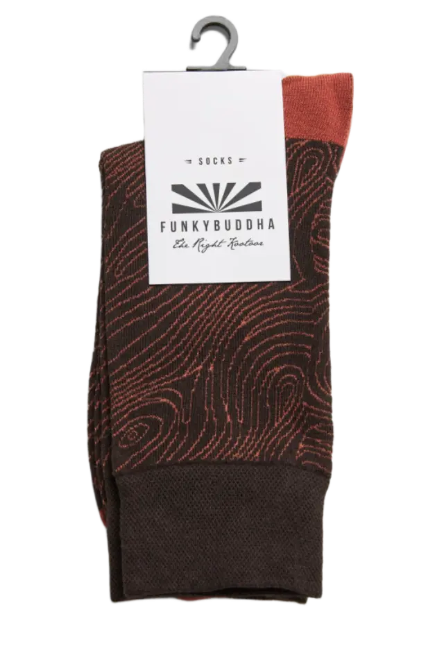 FunkyBuddha ανδρικές patterned κάλτσες FBM014-364-10-1