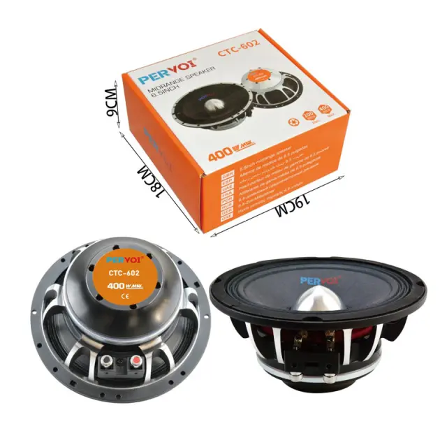 PerVoi Ηχείο Αυτοκινήτου 6.5" με 400W CTC-602 - Drive Midrange Car Speaker 014468 2