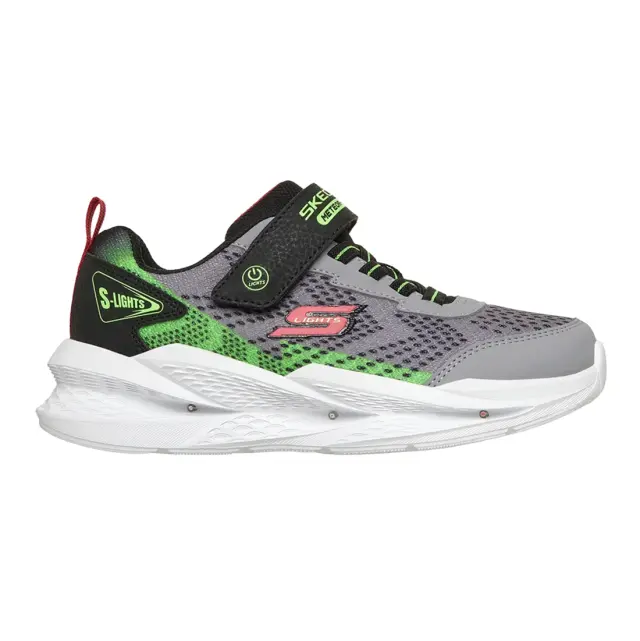 Skechers S Lights Meteor Lights 2.0 401490LC-GYBK Αθλητικά με φωτάκια Γκρί
