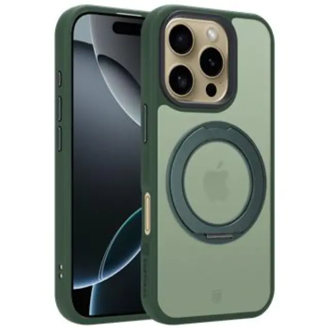Tactical MagForce Hyperstand Cover for Apple iPhone 16 Pro Forest Green