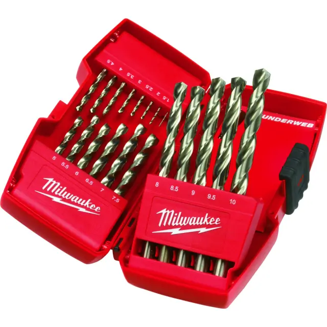 Milwaukee 4932352374 (4932493869) - ΤΡΥΠΑΝΙΑ ΑΕΡΟΣ ΑΣΗΜΙ HSSG SET 19τμχ MW