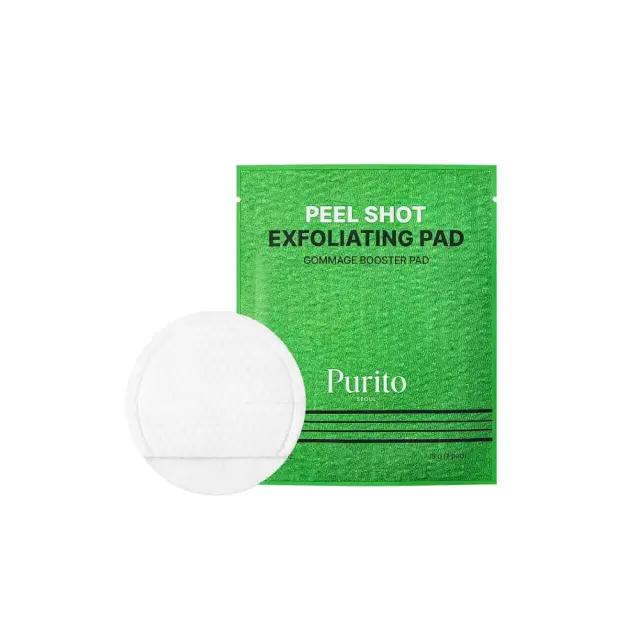Purito Peel Shot Exfoliating Pad Επιθέματα για Απολέπιση Προσώπου, 8Pads