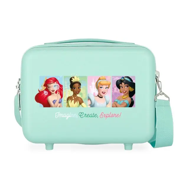 Disney Princess Ariel Tiana Cinderella Jasmine Beauty case ABS Νεσεσέρ 8435692794067