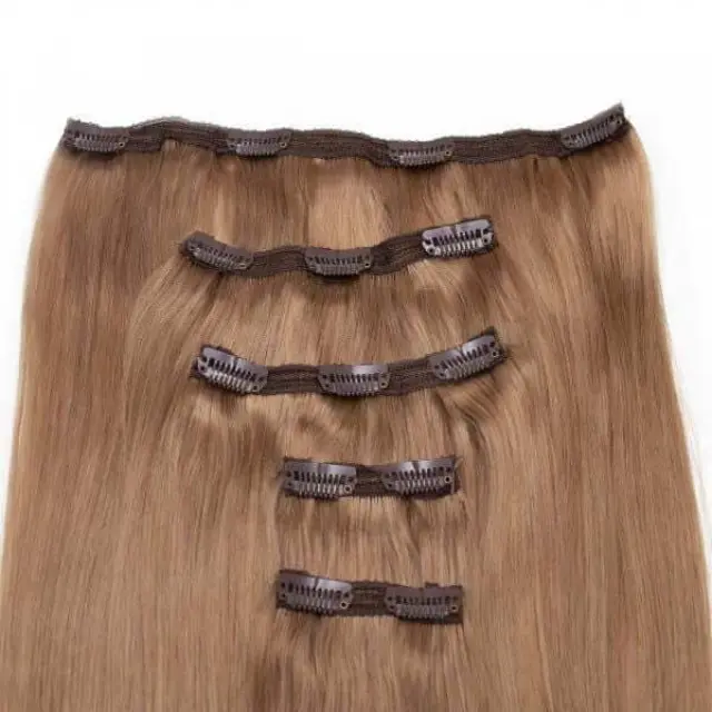 SEAMLESS1 HAIR EXTENSIONS ΤΡΕΣΑ ΜΕ ΚΛΙΠ 5 ΚΟΜΜΑΤΙΑ OPAL 55ΕΚ