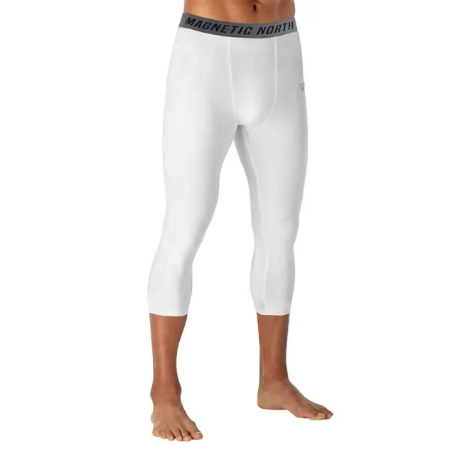 Magnetic North Ανδρικό Ισοθερμικό Παντελόνι Compression 50029-WHITE Λευκό