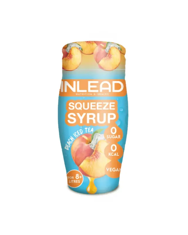 Inlead Squeeze Syrup Peach Ice Tea 65ml